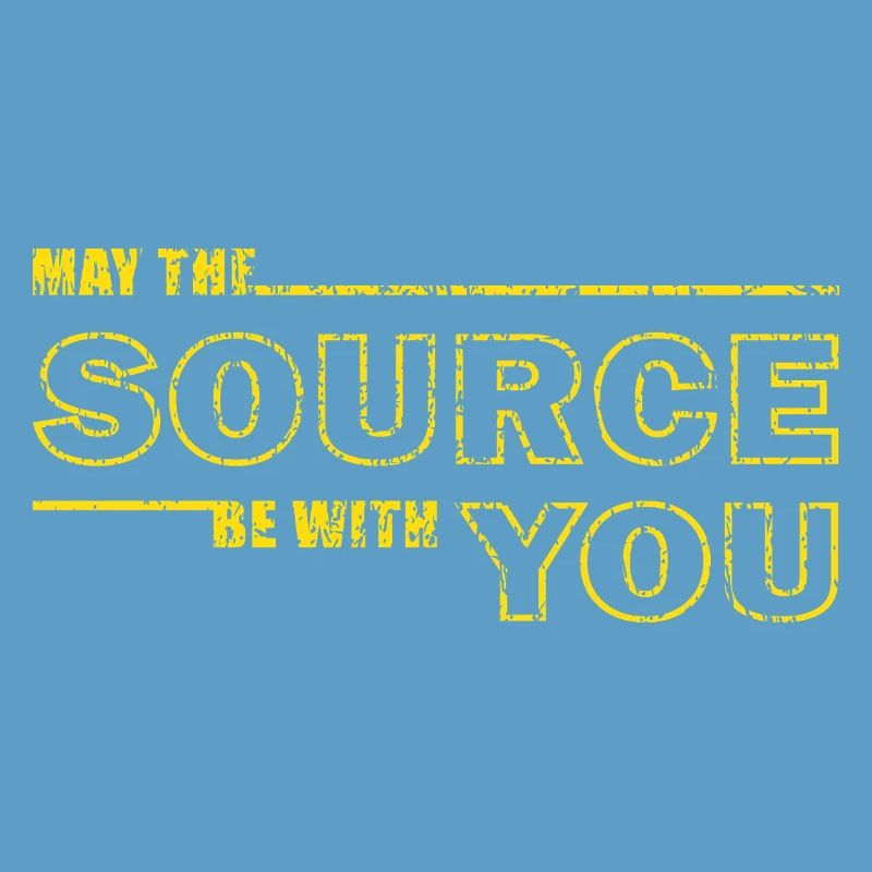 Que la source soit avec vous – Geek Tee