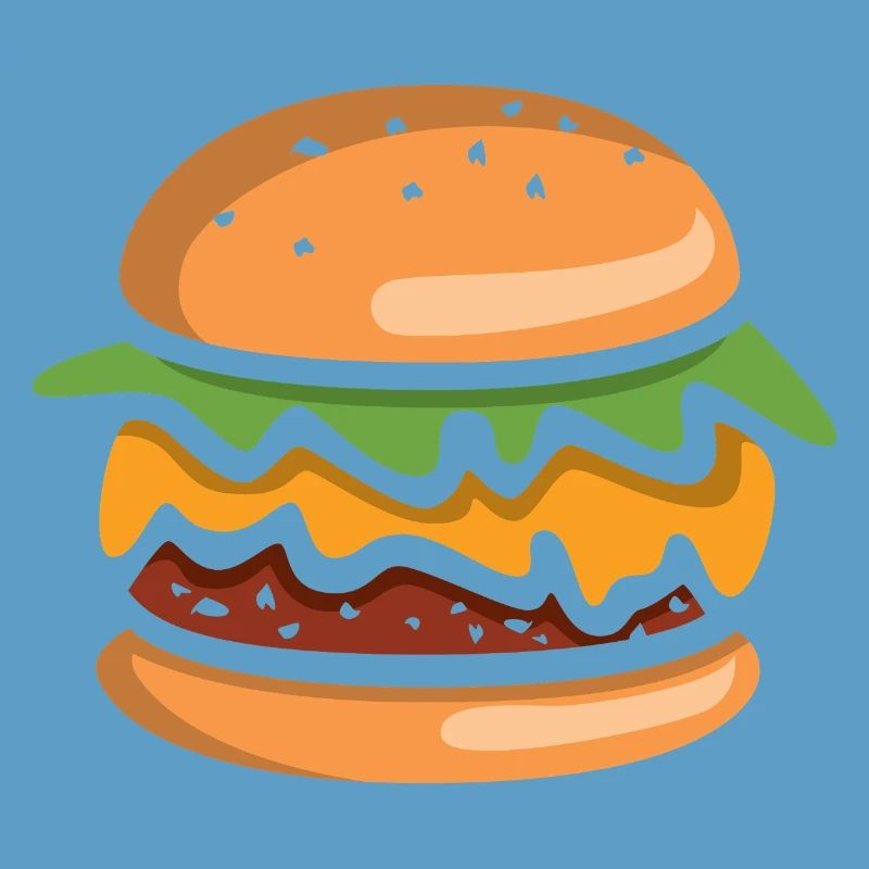 Cheeseburger Comic Burger