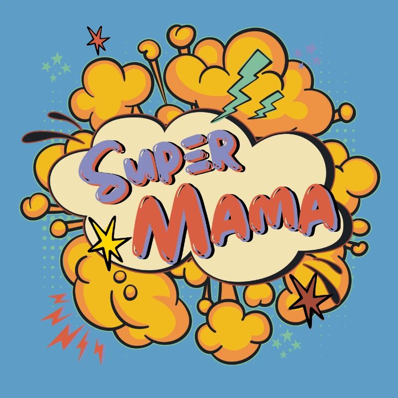 Super Mama Comic Explosion