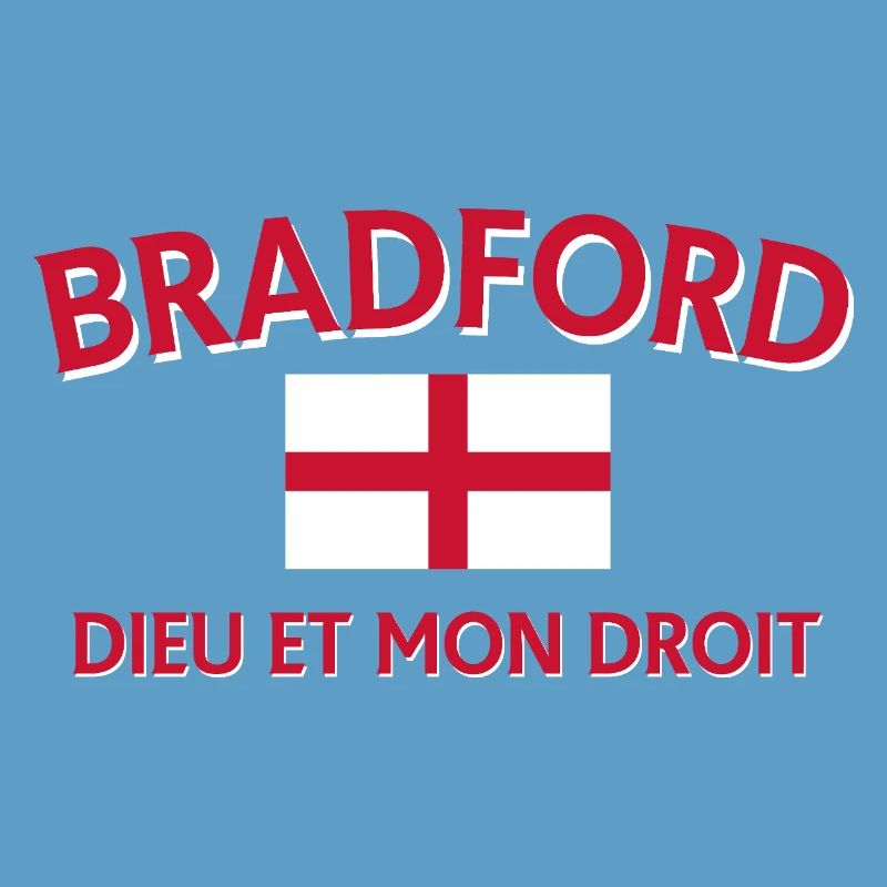 Drapeau de Bradford avec devise