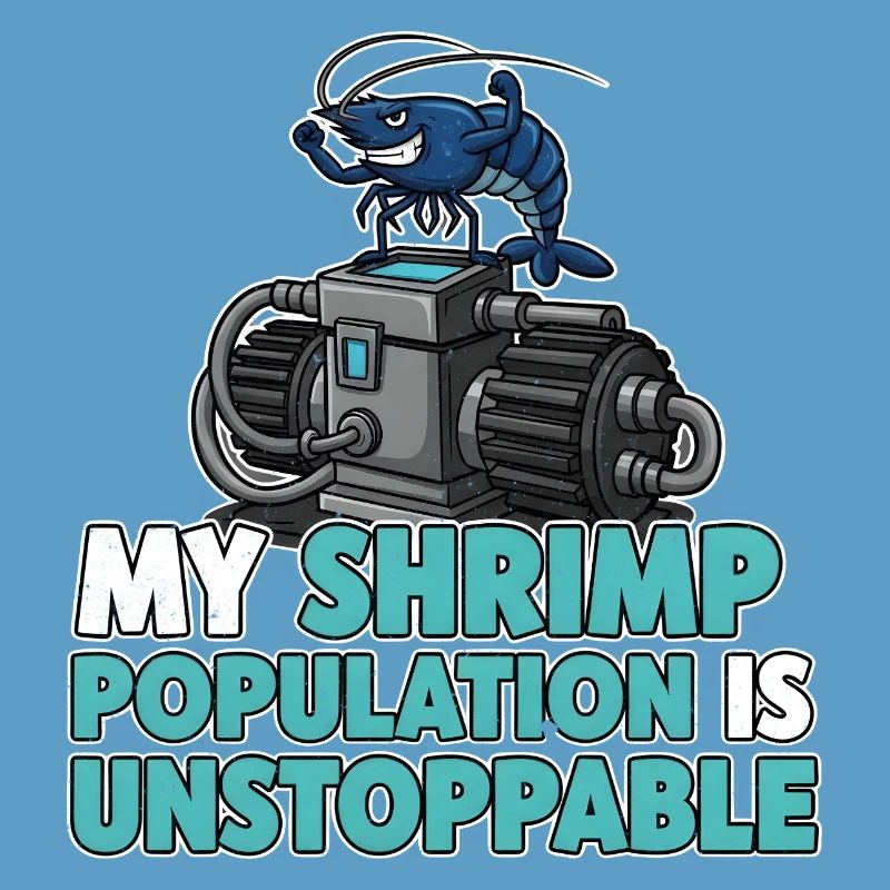 Shrimp Comic Geschenk