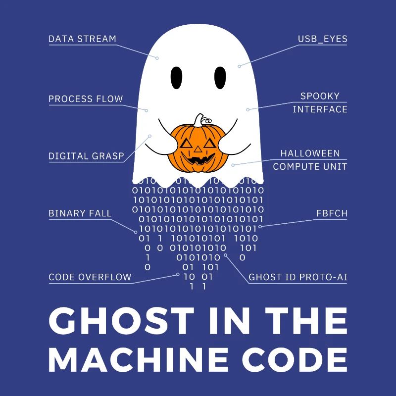 Funny Coder, Programmer Halloween T-Shirt