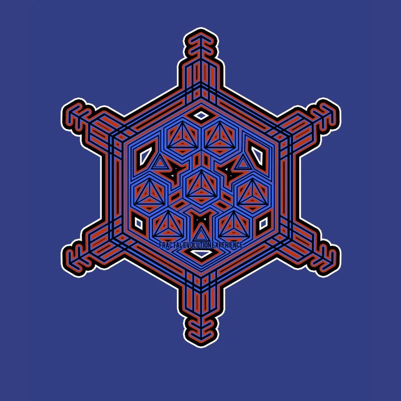 Fractal Evolution Experience Star Hexagon Pattern
