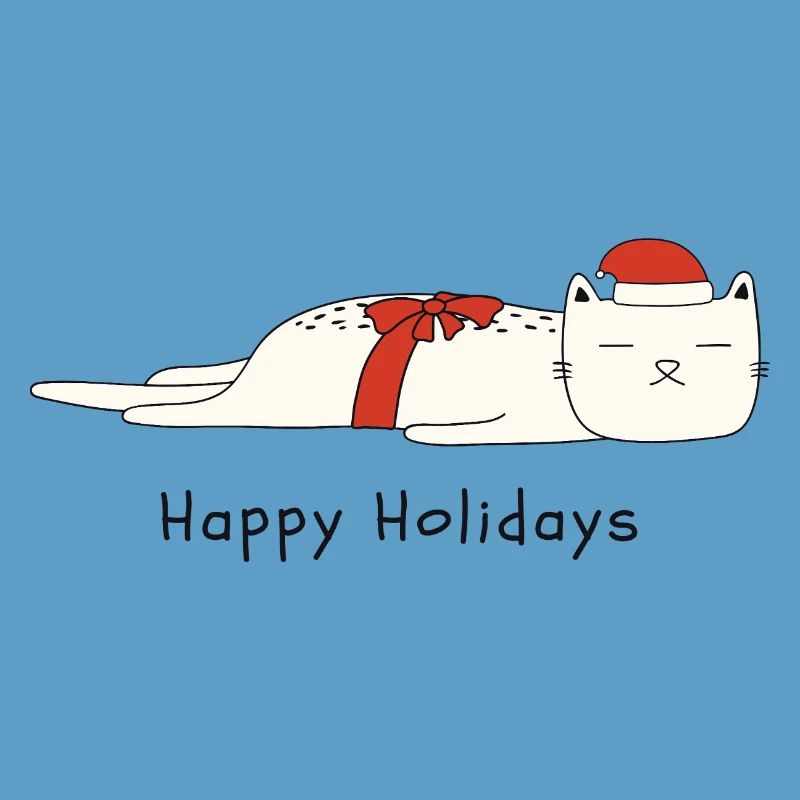 Drôle de chat Noël