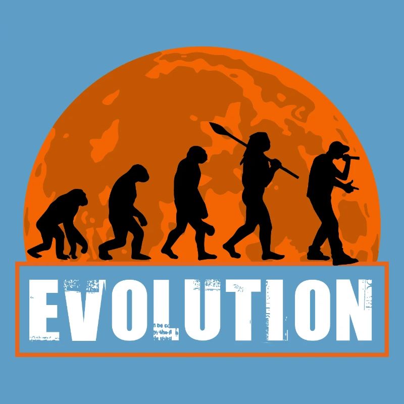 Funny Human Evolution Rapper