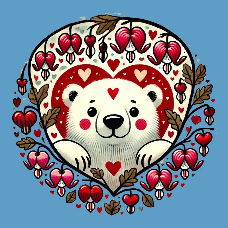 Heartlit Bear dans le cadre de l’amour