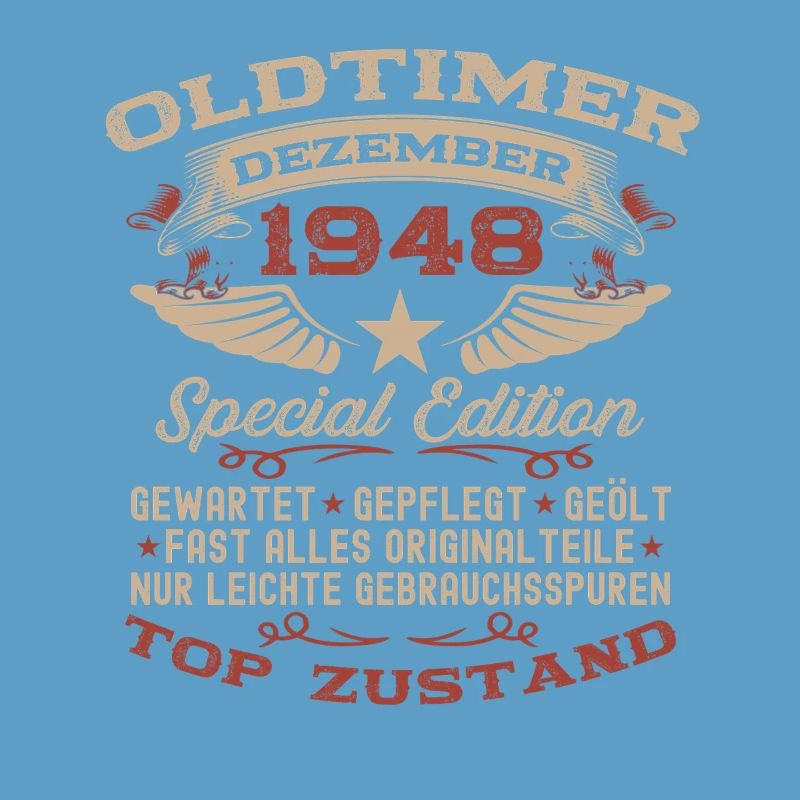 77. Geburtstag Geschenk Oldtimer Dezember 1948