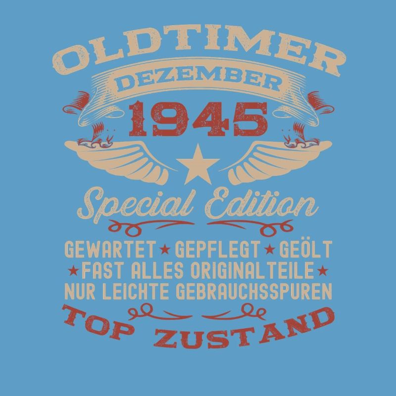 80. Geburtstag Geschenk Oldtimer Dezember 1945