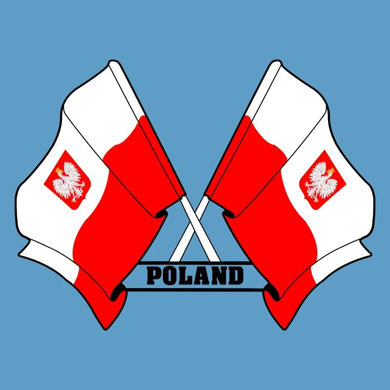 Les drapeaux de la Pologne