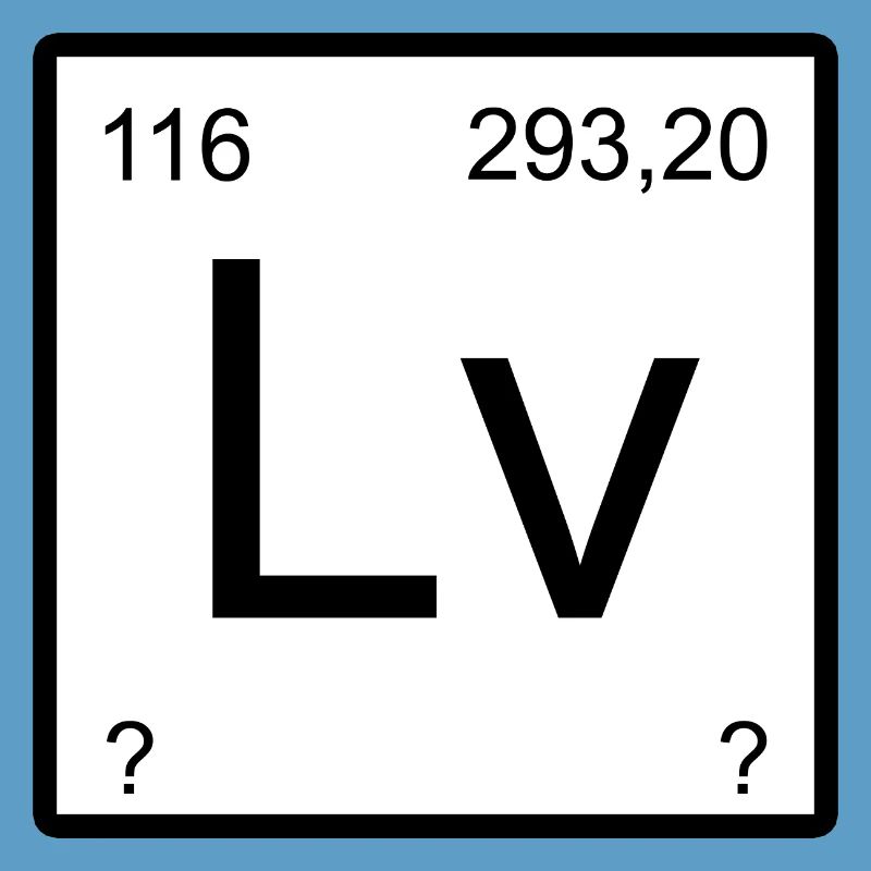 Livermorium Lv Element Square Design
