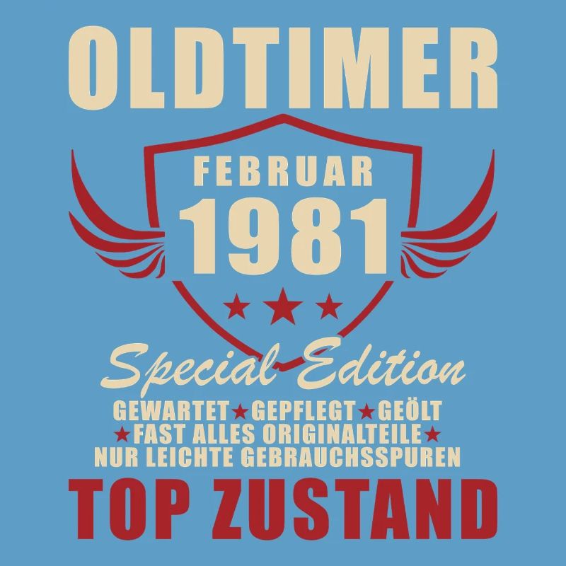 Februar 1981 Geburtstag Oldtimer 1981