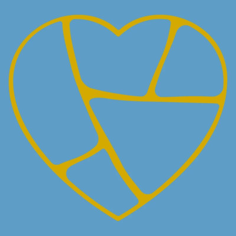 Kintsugi-Herz (hohl)