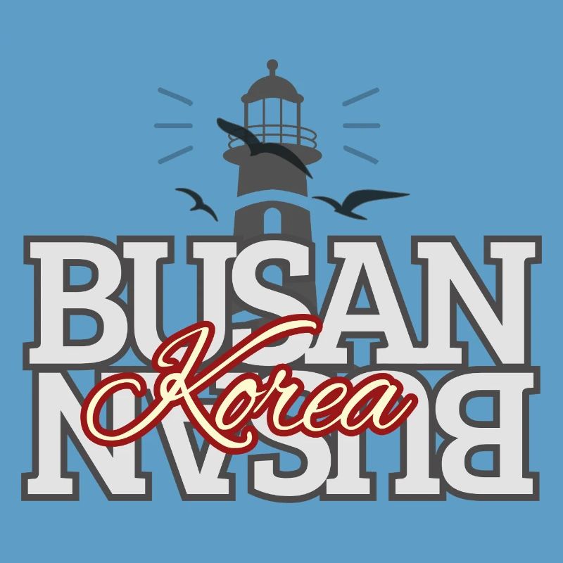 Conception typographique du phare de Busan, Corée