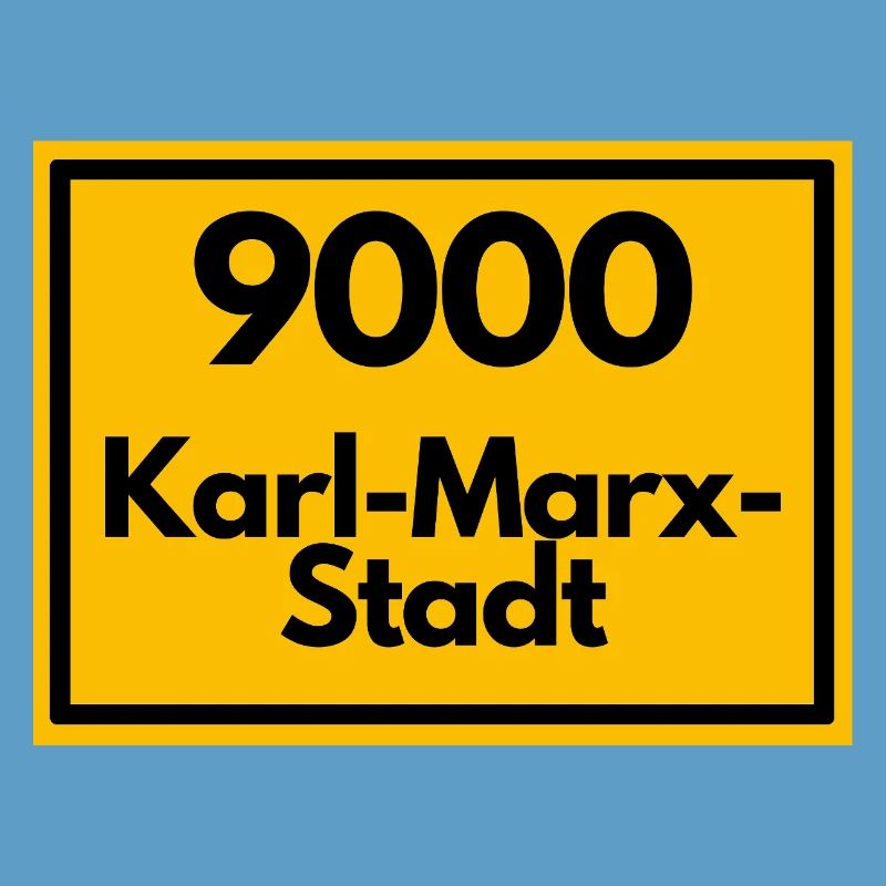 OLD POSTCODE POSTCODE RETRO 9000 KARL-MARX-STADT