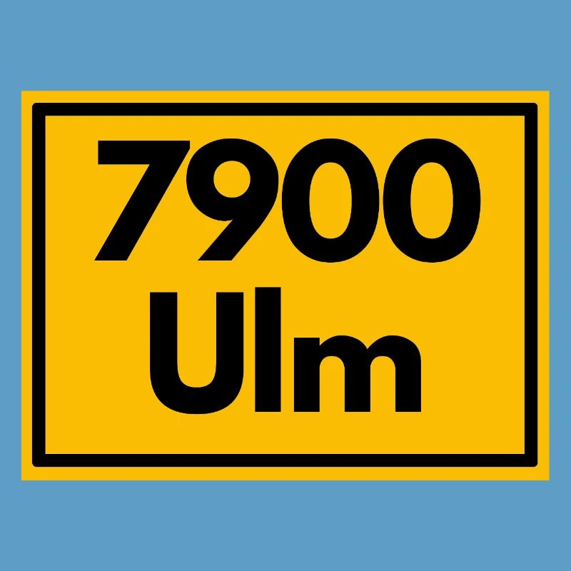 OLD POSTCODE POSTCODE RETRO 7900 ULM MÜNSTERSTADT