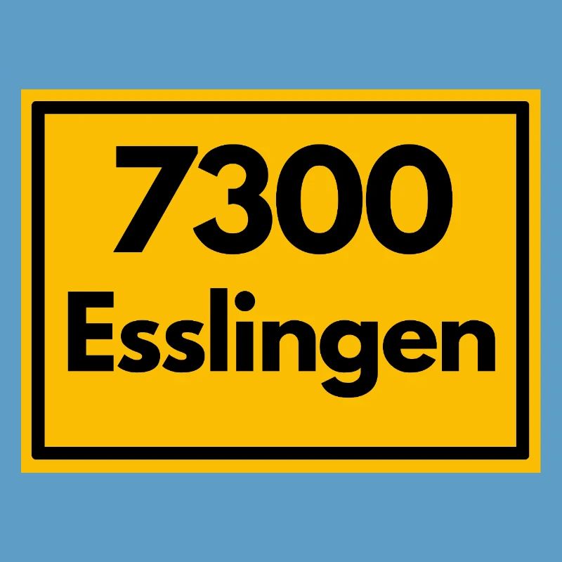 ANCIEN CODE POSTAL RÉTRO 7300 ESSLINGEN SCHABEN