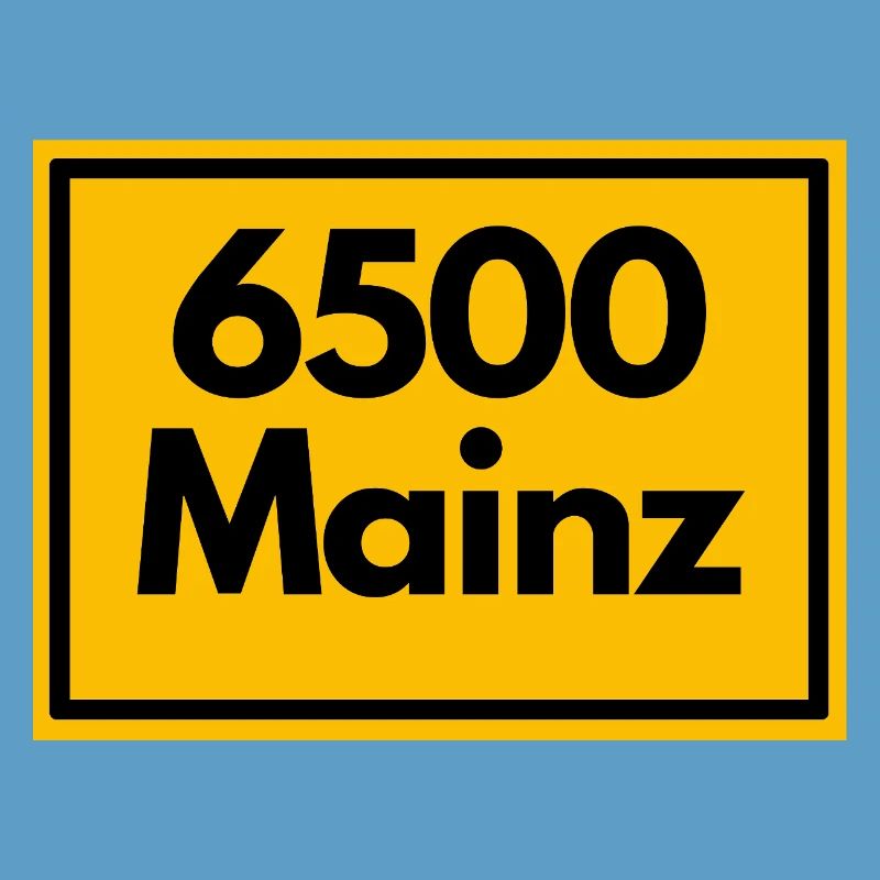 OLD POSTCODE POSTCODE RETRO 6500 MAINZ MEEENZ