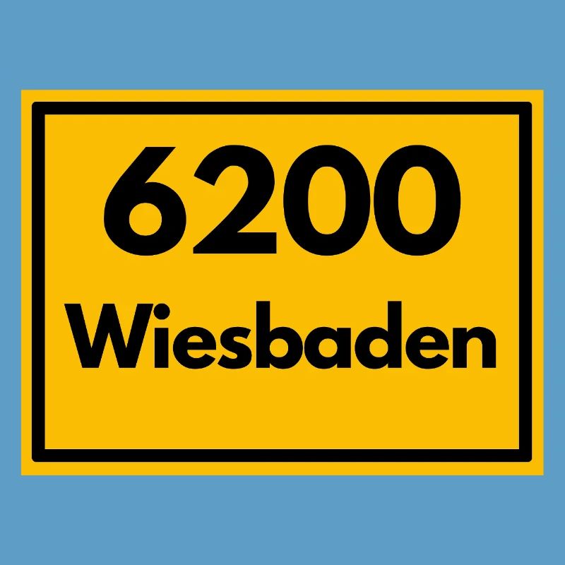 OLD POSTCODE POSTCODE RETRO 6200 WIESBADEN
