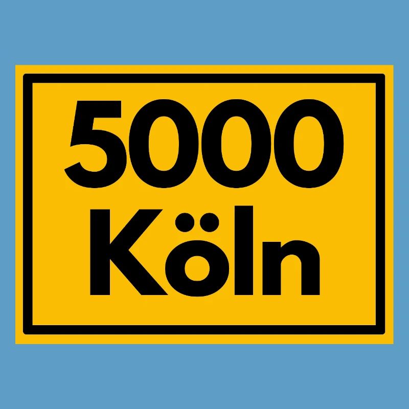 OLD POSTCODE POSTCODE RETRO 5000 COLOGNE - CATHEDRAL CITY