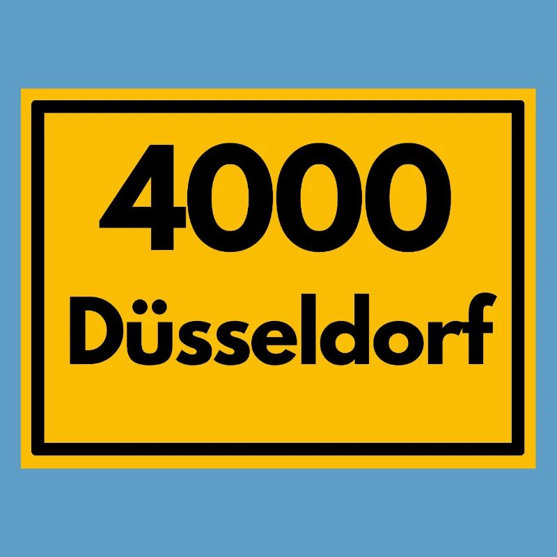 OLD POSTCODE POSTCODE RETRO 4000 DÜSSELDORF - OLD