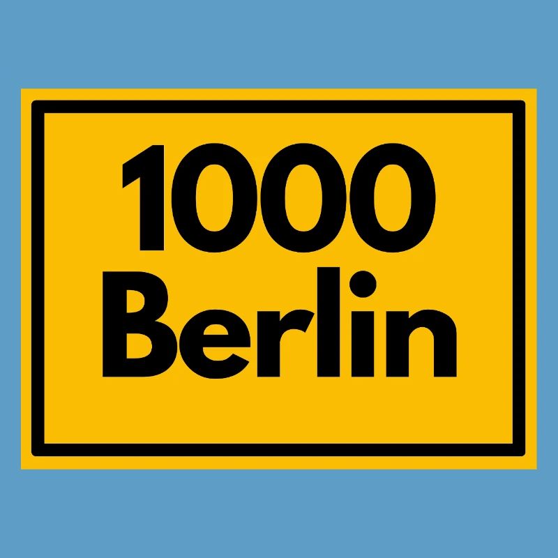 OLD POSTCODE POSTCODE RETRO 1000 BERLIN CAPITAL