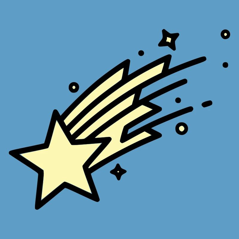 Shooting Star Comet Comic