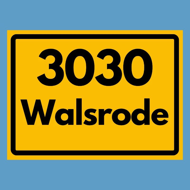 OLD POSTCODE POSTCODE RETRO 3030 WALSRODE VOGELW.