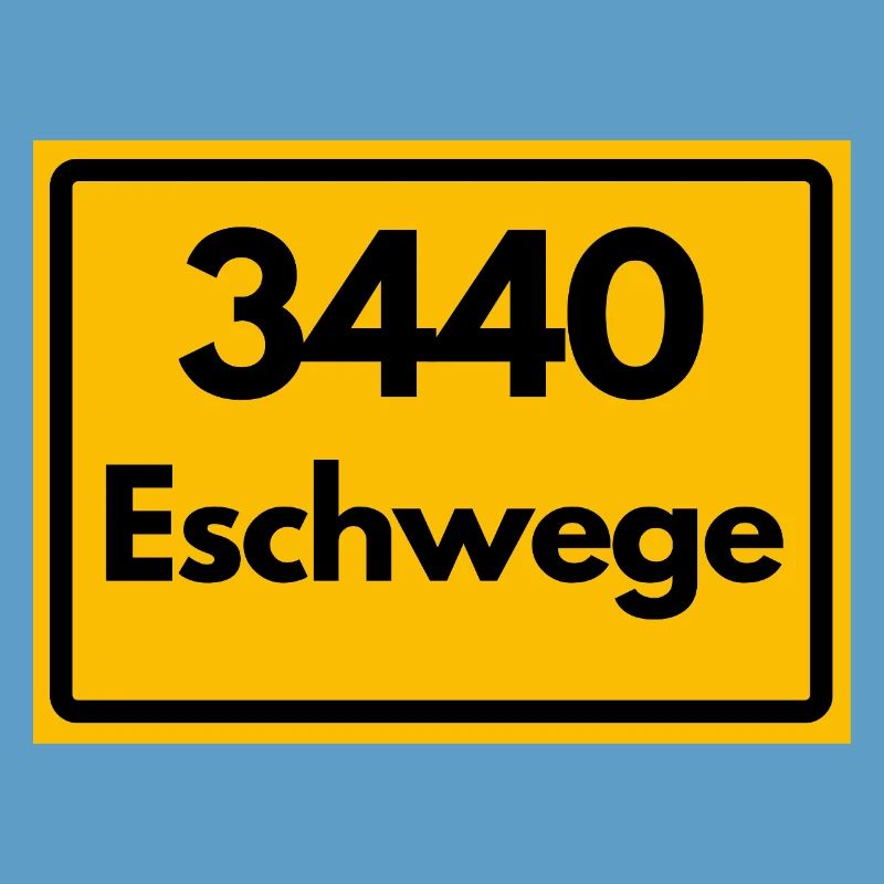 OLD POSTCODE ZIP CODE RETRO 3440 ESCHWEGE