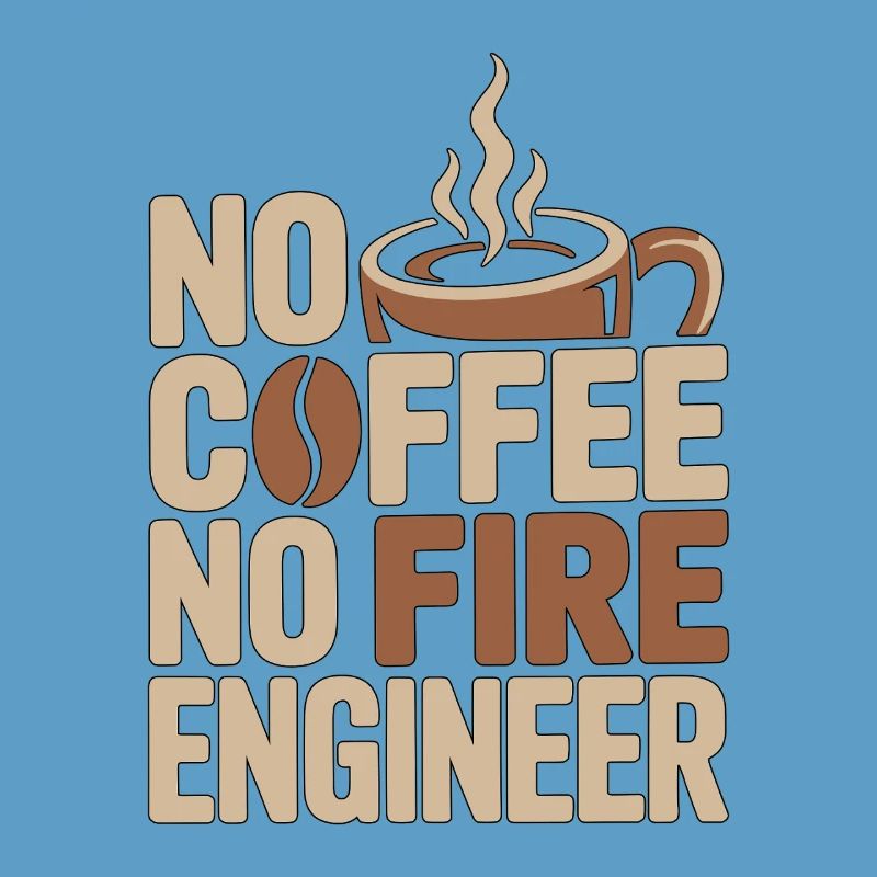 Fire Engineer No Coffee Pump Operator Coffee Lover