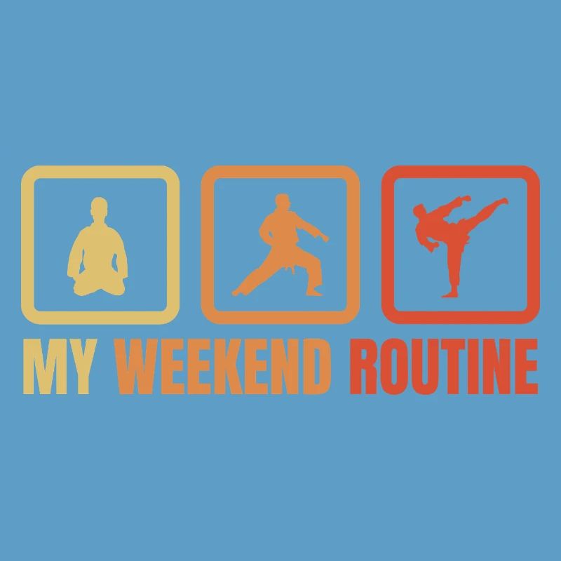 Karateka Wochenendroutine
