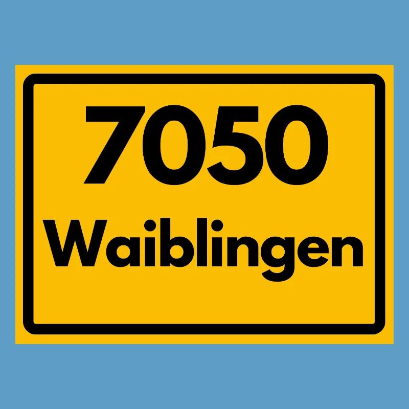OLD POSTCODE POSTCODE RETRO 7050 WAIBLINGEN HEIMAT