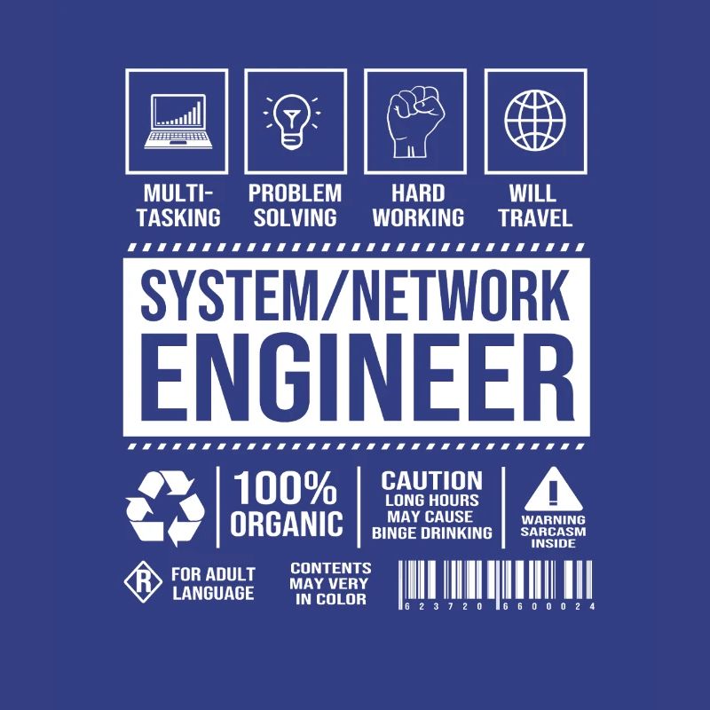 Netzwerk Informatiker Programmierer Admin