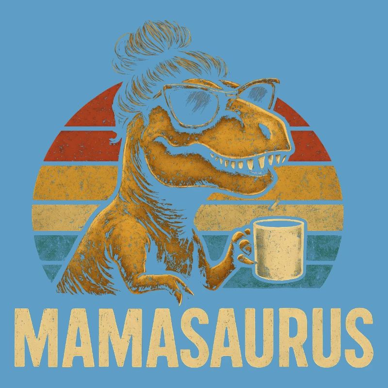 Mamasaurus Mama Mutter Geschenkidee Humor Lustig