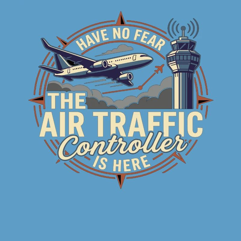 Air Traffic Controller Flugzeug Tower Spruch