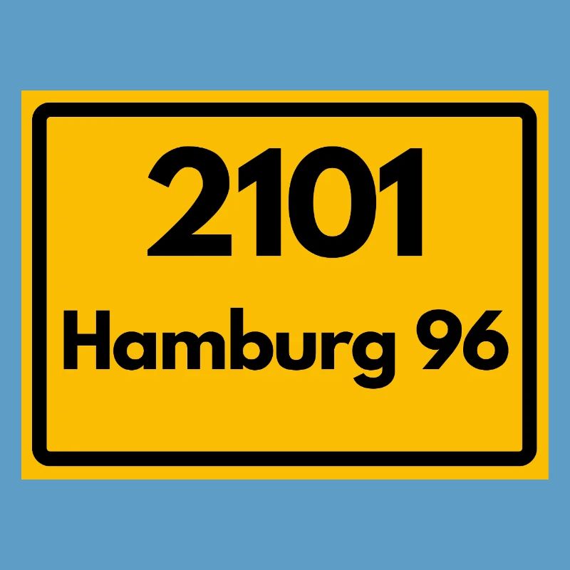 OLD POSTCODE POSTCODE RETRO 2101 HAMBURG 96 HEIMAT