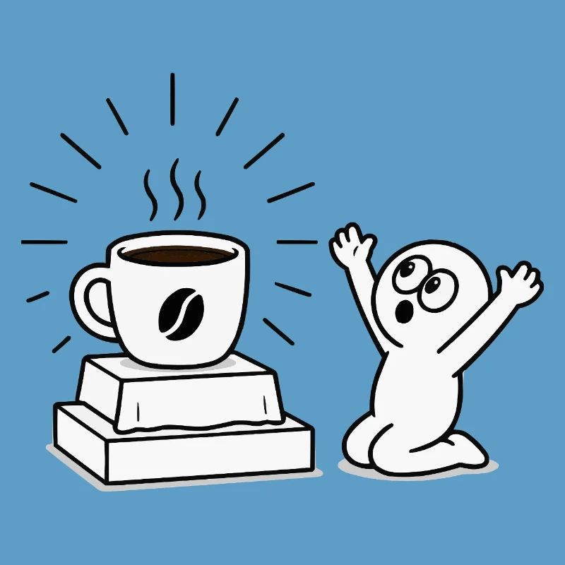 Coffee Mug Joy Conception de la bande dessinée