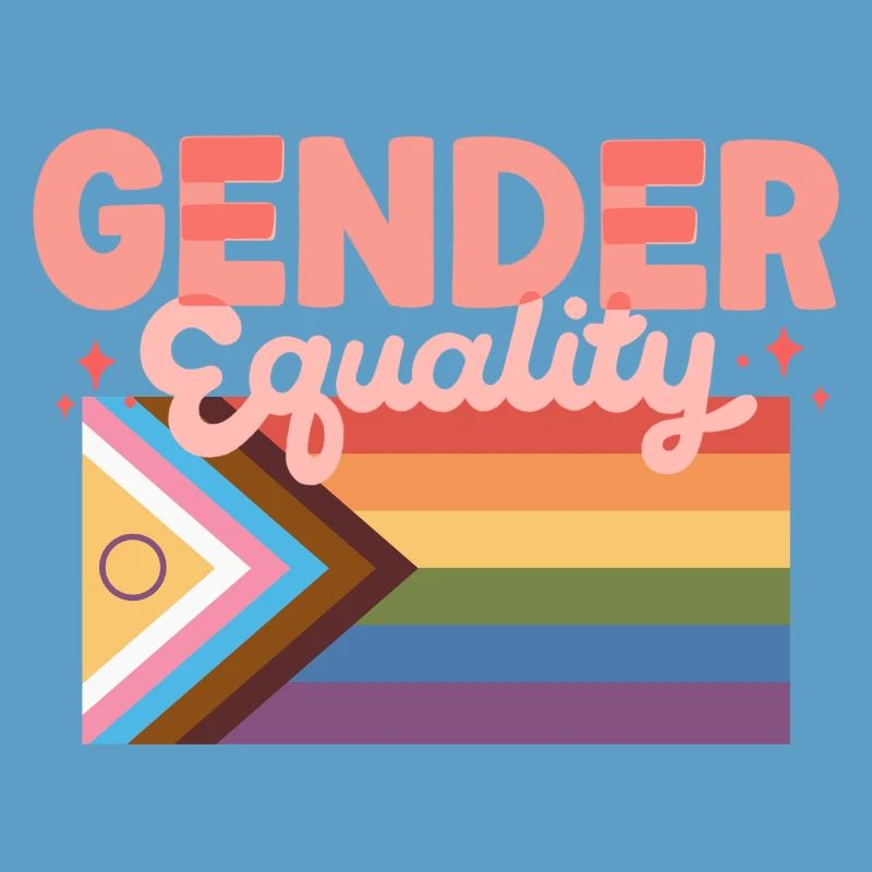 Gender Equality Pride Flag Statement Design CSD