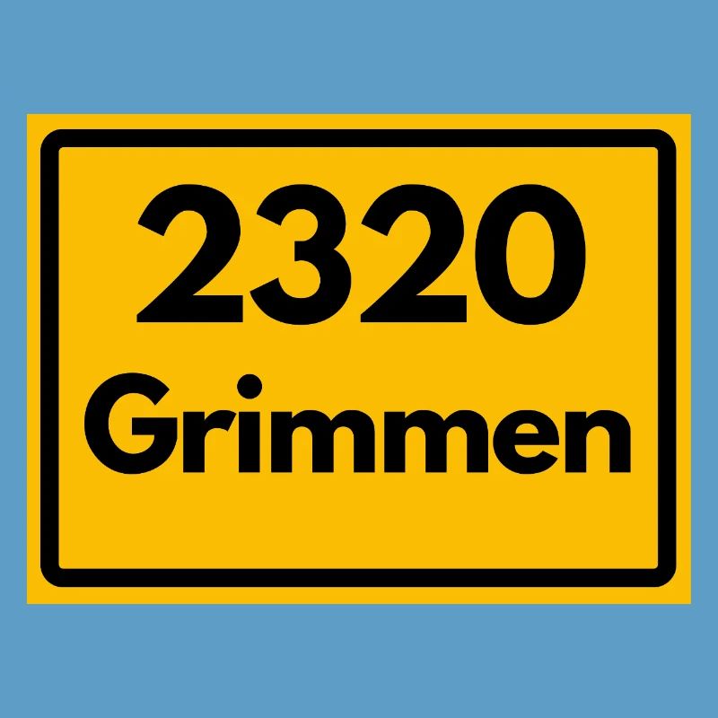 ANCIEN CODE POSTAL RÉTRO 2320 GRIMMEN HEIMAT