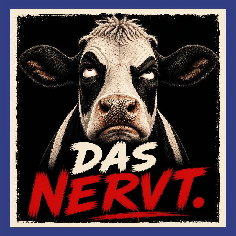 Das nervt - Kuh T-Shirt – Statement oder Geschenk
