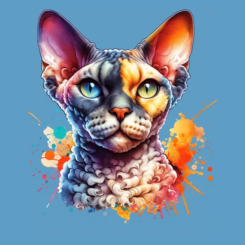 Devon Rex Motif