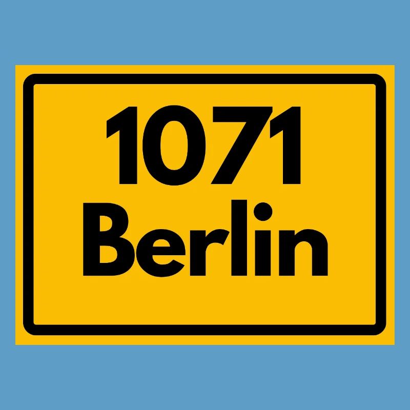 OLD POSTCODE 1071 BERLIN BERLIN OSTALGIE