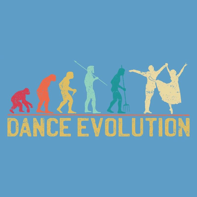 Conception de silhouette d'évolution de la danse