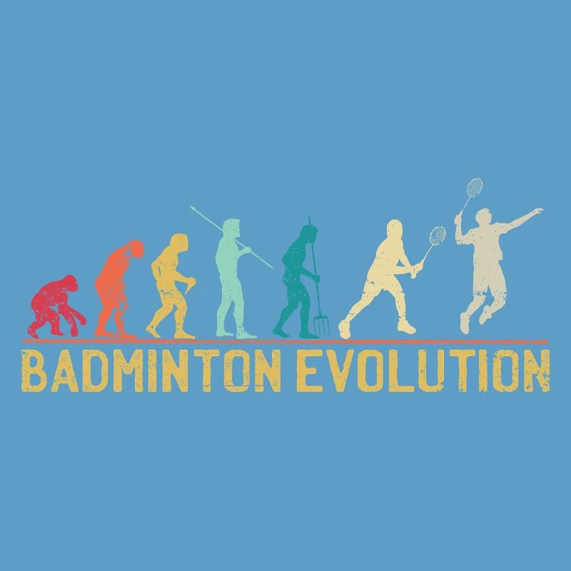 Badminton Evolution Zeitleiste Design