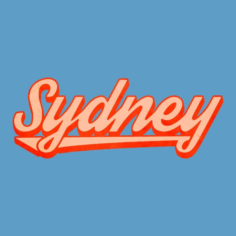 Logo du script rétro de Sydney