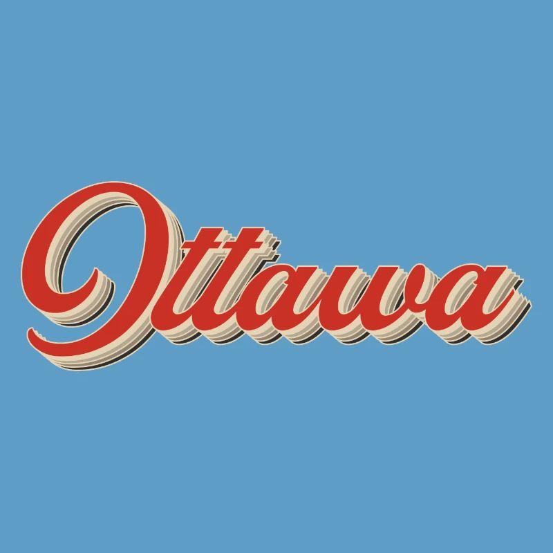 Calgary Canada Lettering – Retro Typography