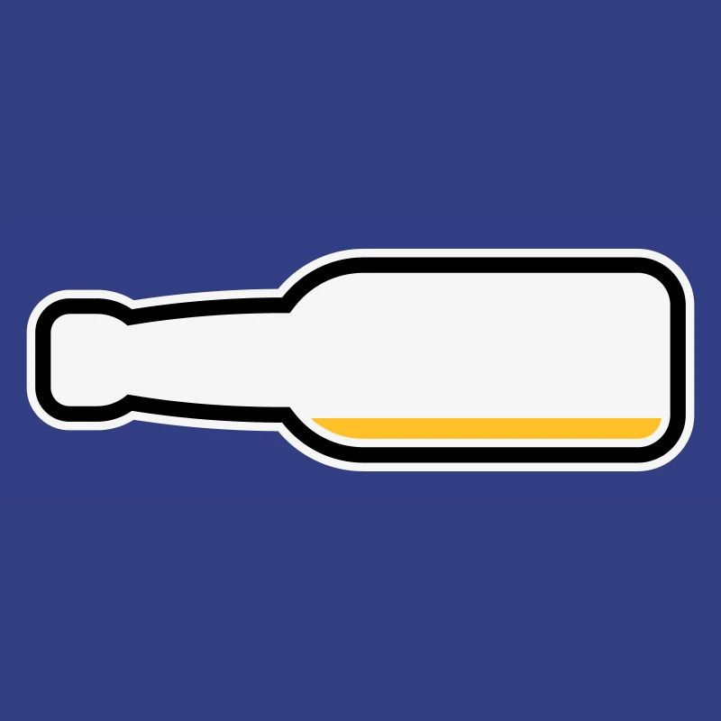 Bierflasche Leer (Bier Bierchen Symbol / POS 3C)