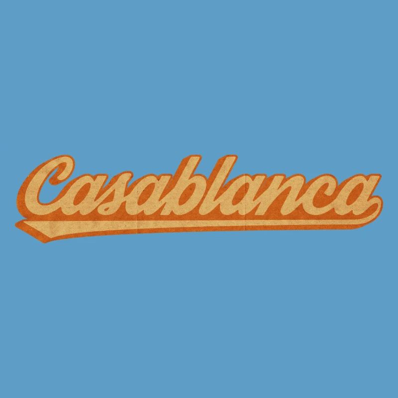CasaBlanca Retro Script