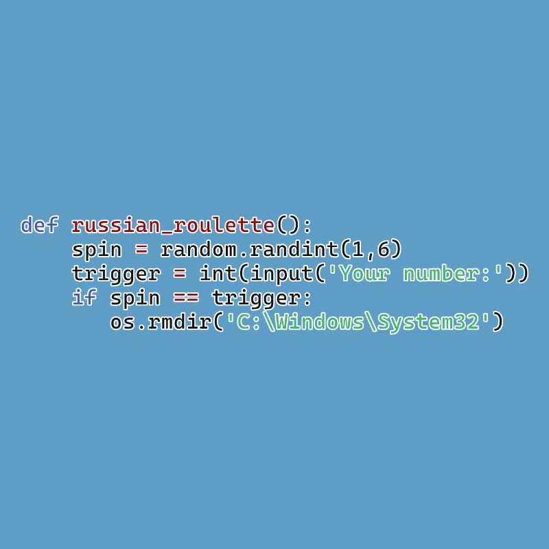 Python Russisches Roulette
