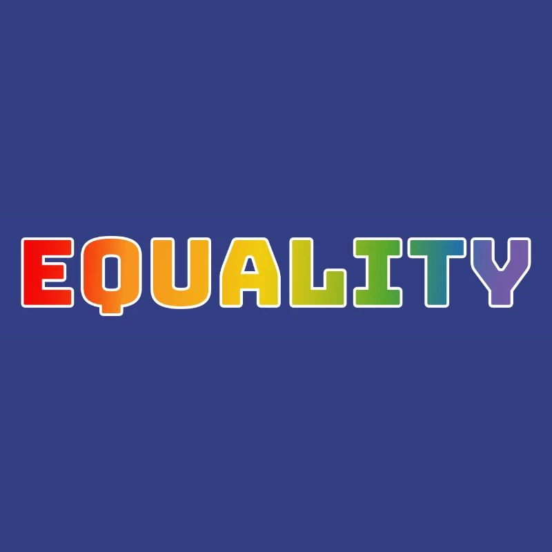 Rainbow equality 1 white