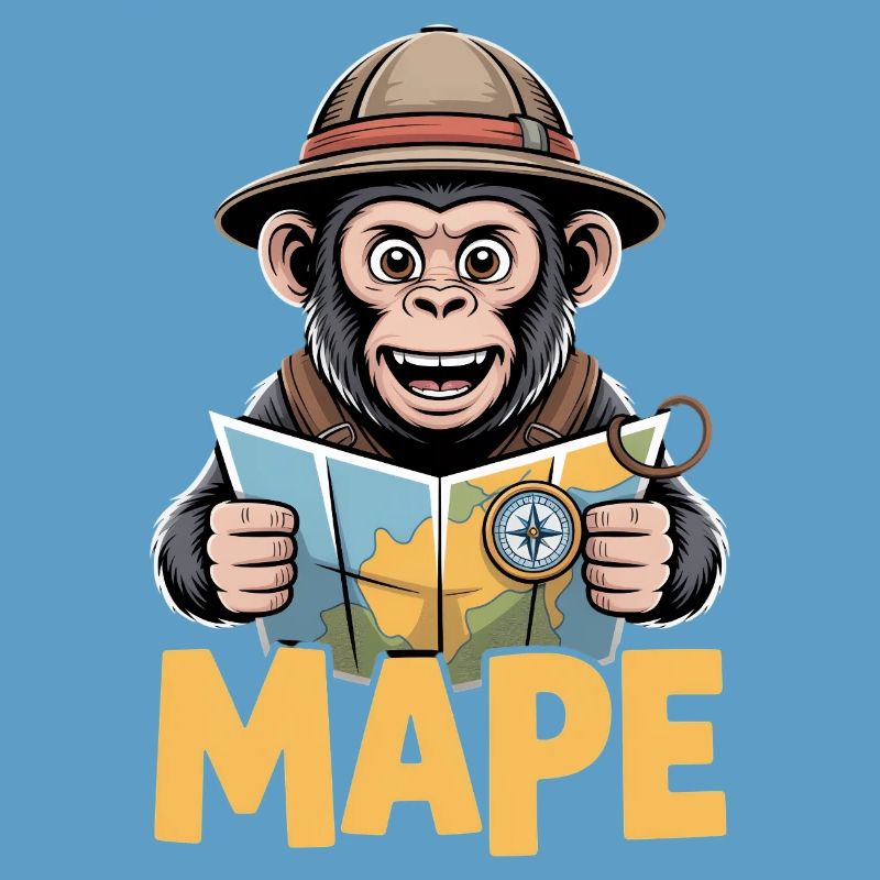 MAPE Adventure Monkey Map Compass Explorer